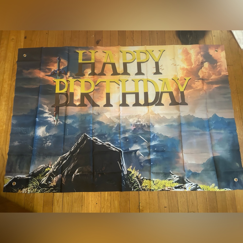 The Legend of Zelda Happy Birthday,3 x5, The Legend of Zelda: Breath of the Wild